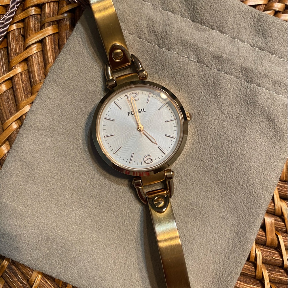Fossil Women's Gold and Silver Watch